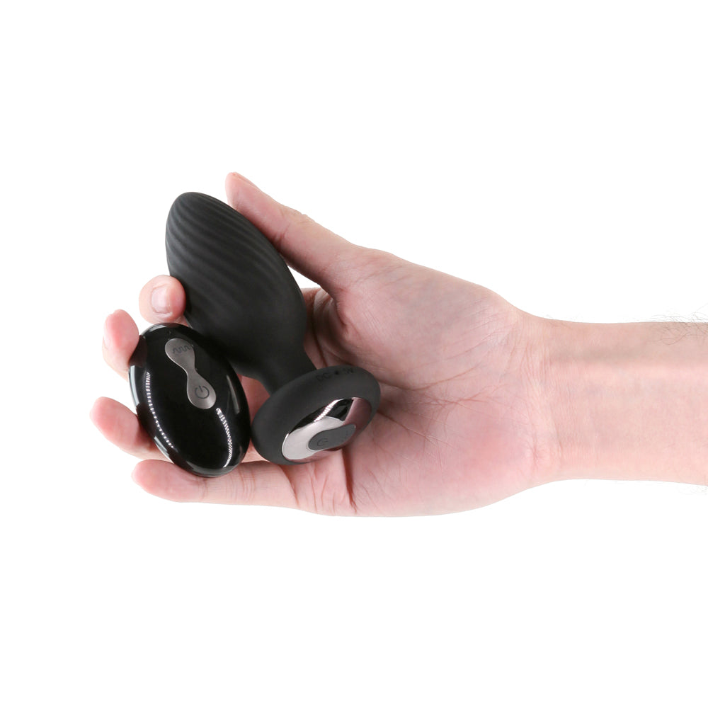 NS Novelties Renegade Alpine 2.0 Gyrating and Vibrating Plug with Remote Black 2