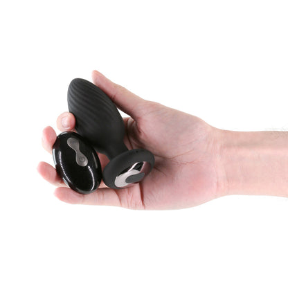 NS Novelties Renegade Alpine 2.0 Gyrating and Vibrating Plug with Remote Black 2
