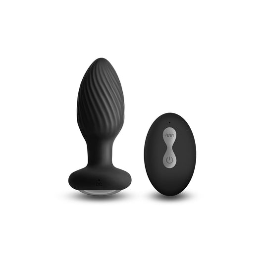 NS Novelties Renegade Alpine Gyrating Plug Black 1