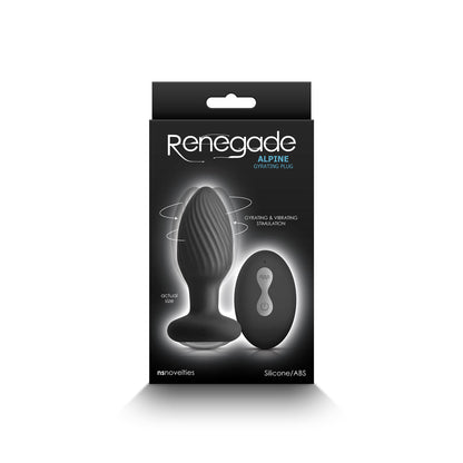 NS Novelties Renegade Alpine Gyrating Plug Black 