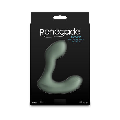 NS Novelties Renegade Outlaw Rechargeable Vibrating Prostate Massager Sage 3