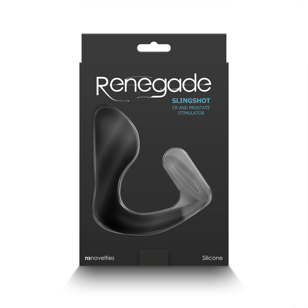 NS Novelties Renegade Slingshot Cock Ring & Prostate Stimulator Black 3