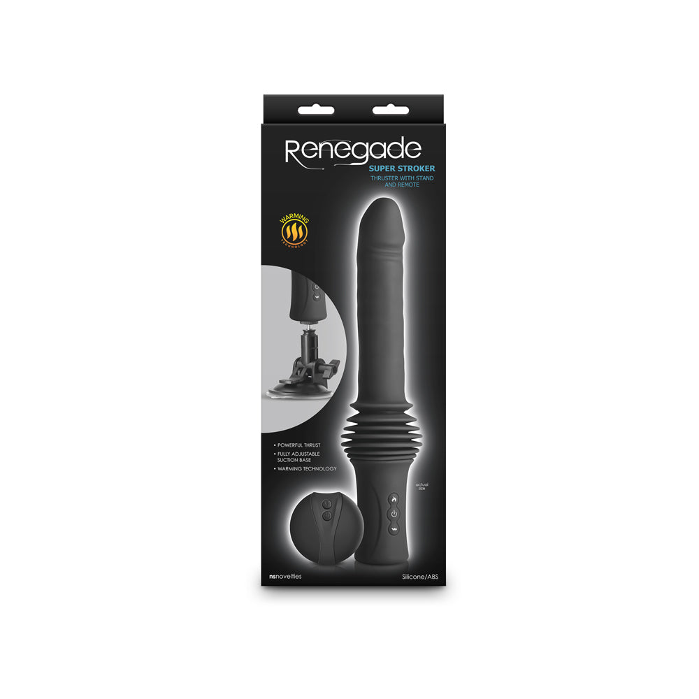 NS Novelties Renegade Super Stroker Black 