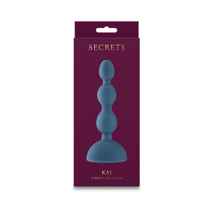 NS Novelties Secrets Kai Vibrating Anal Plug Dark Teal 