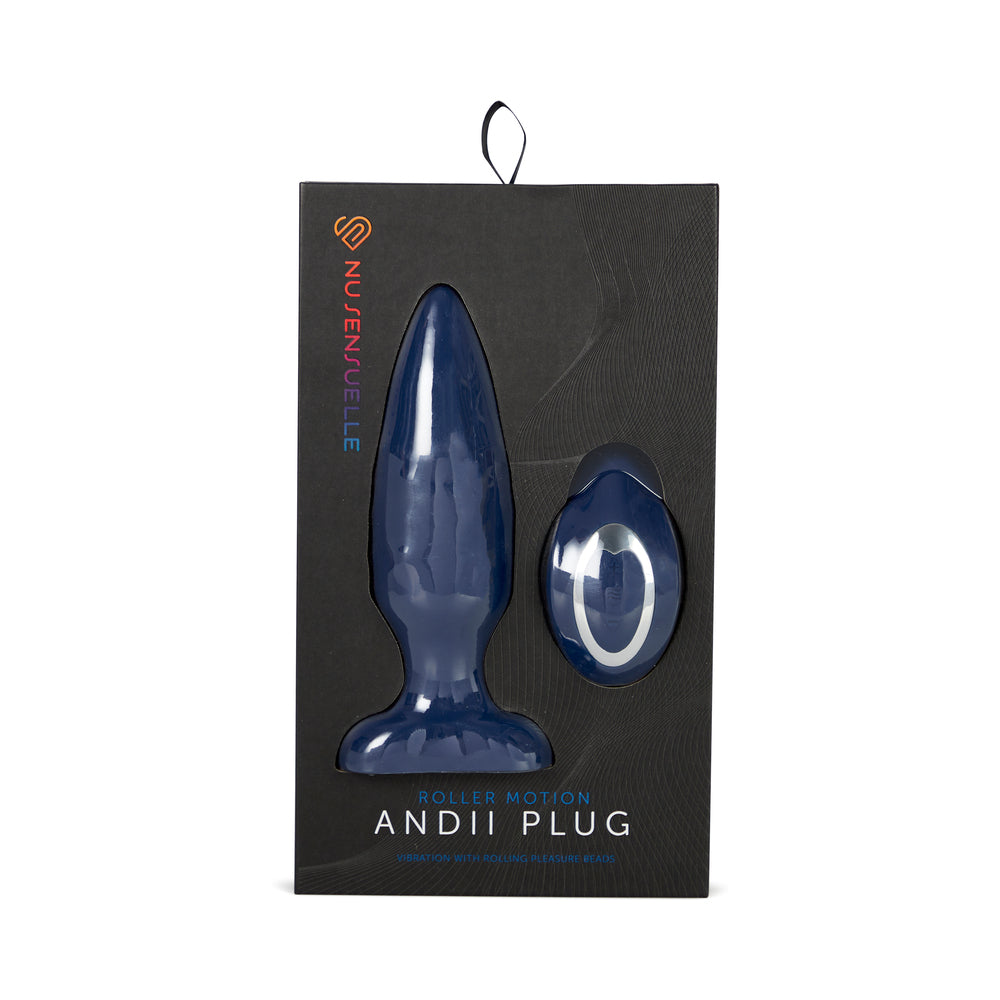 Nu Sensuelle Andii Roller Motion Plug Navy 