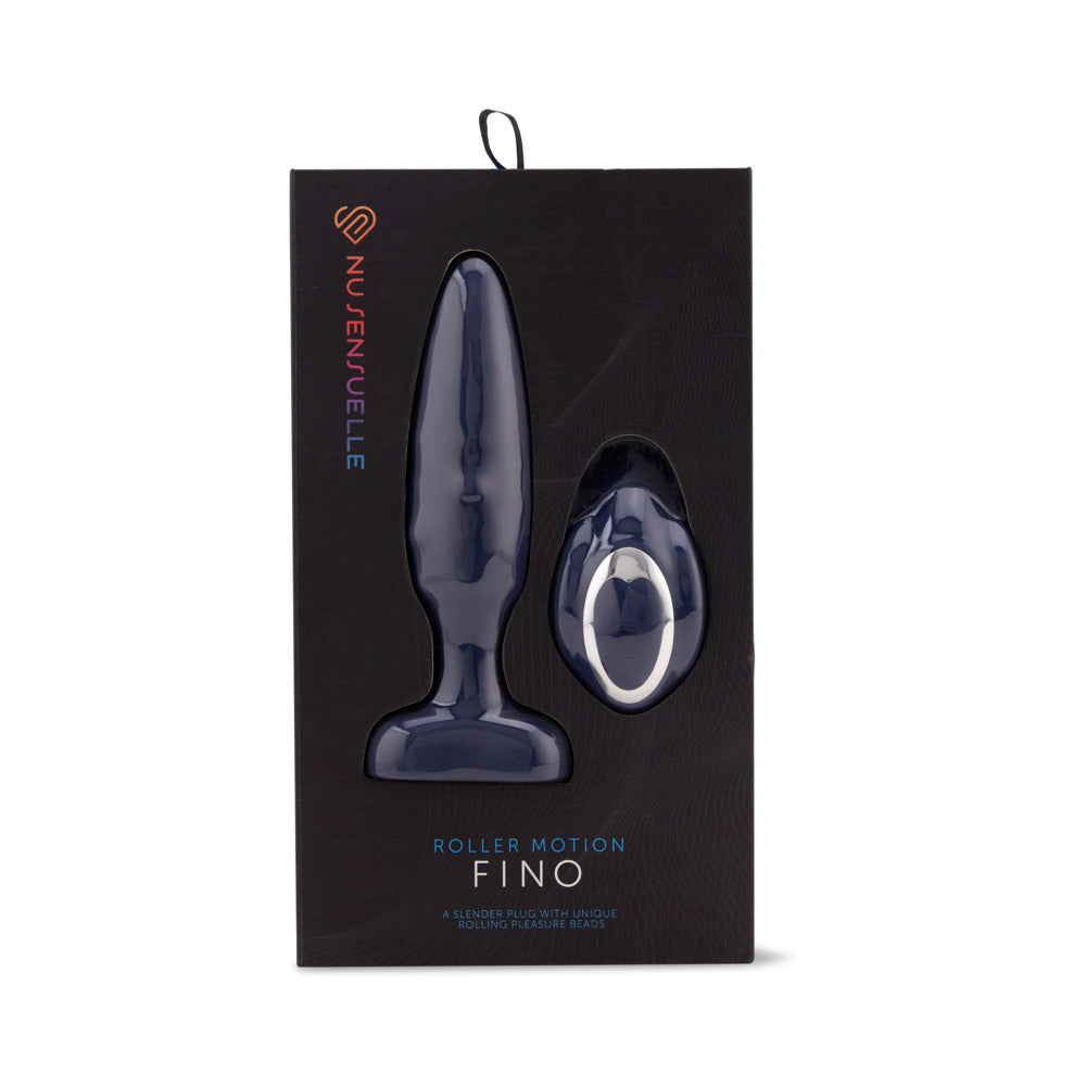 Nu Sensuelle Fino Roller Motion Plug Navy Blue 