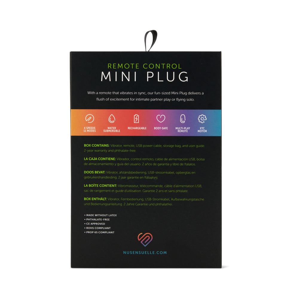 Nu Sensuelle Remote Control Mini Plug Black 5