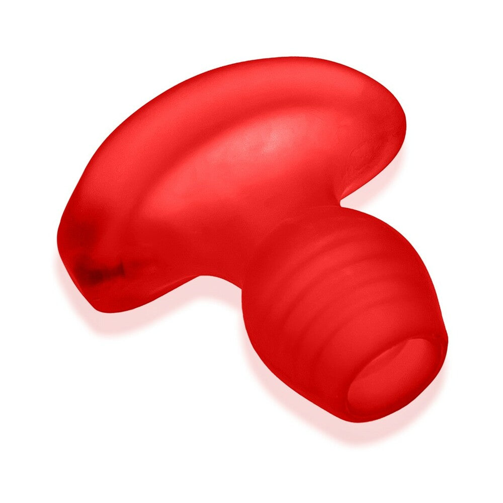 Oxballs Glowhole-1 Hollow Buttplug With LED Insert Small Red Morph 6