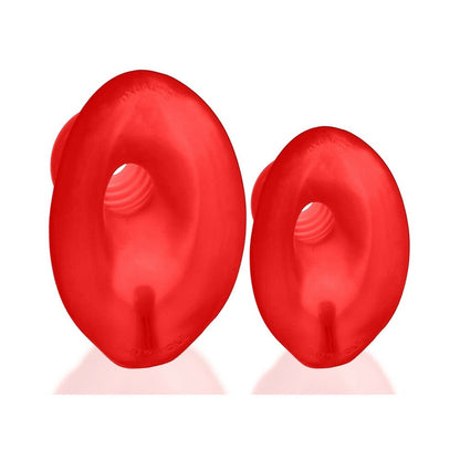 Oxballs Glowhole-2 Hollow Buttplug With LED Insert Large Red Morph 3