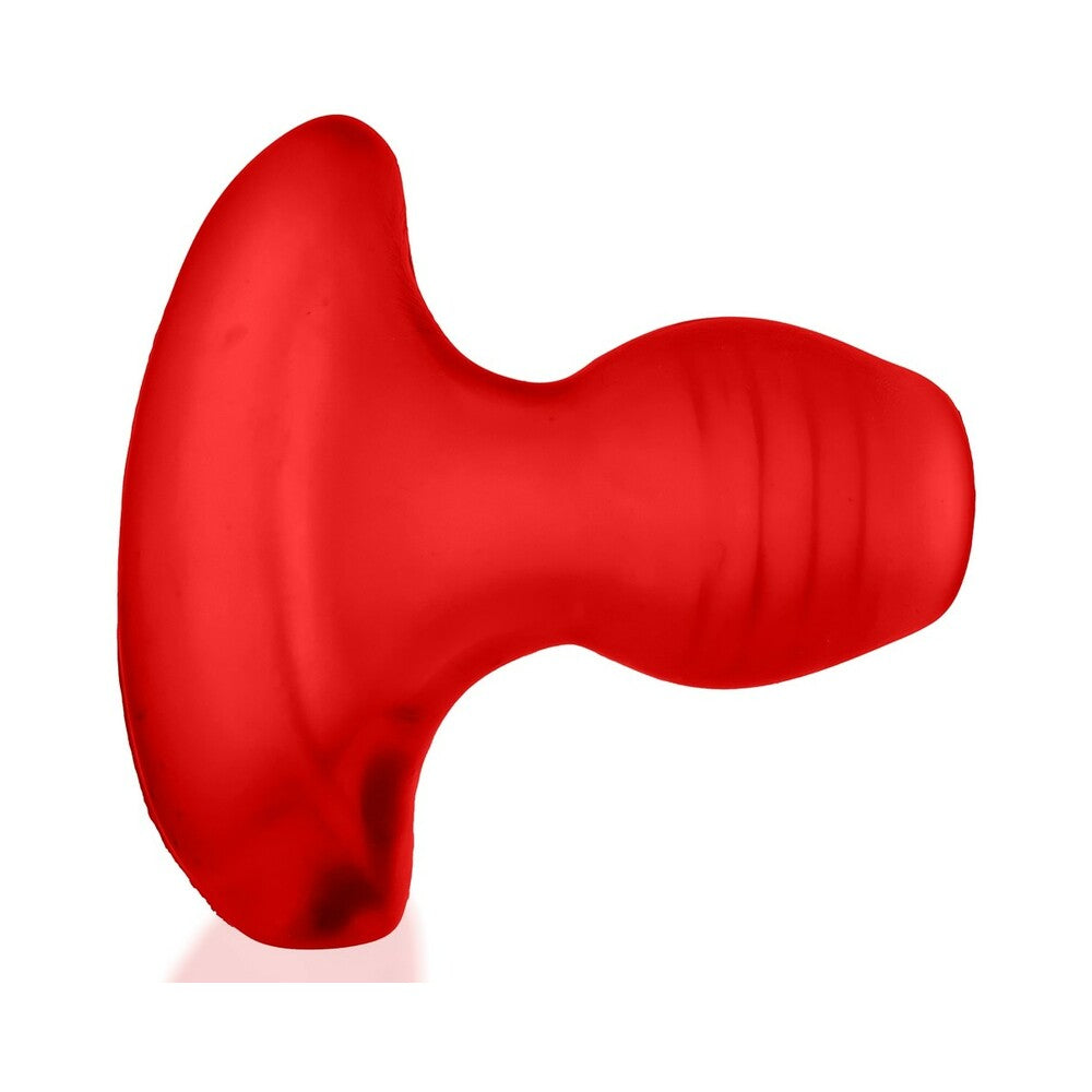 Oxballs Glowhole-2 Hollow Buttplug With LED Insert Large Red Morph 4