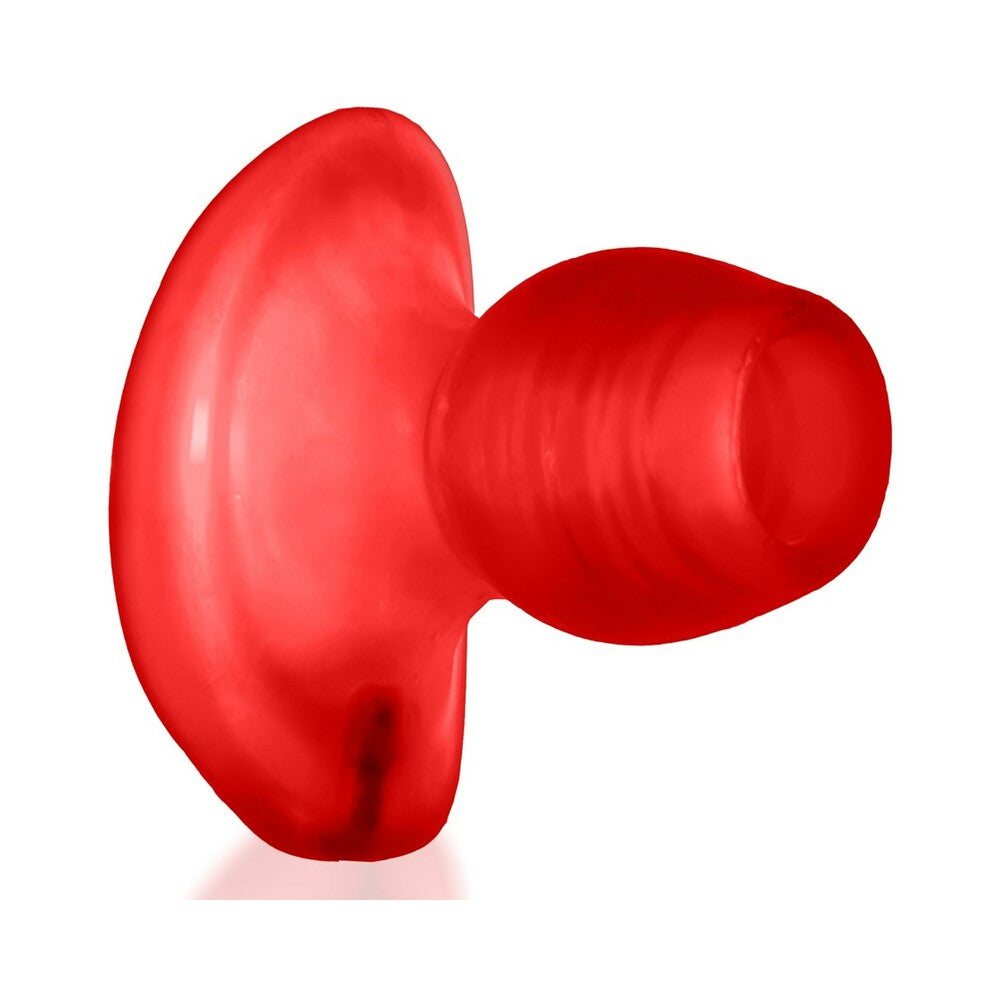 Oxballs Glowhole-2 Hollow Buttplug With LED Insert Large Red Morph 8