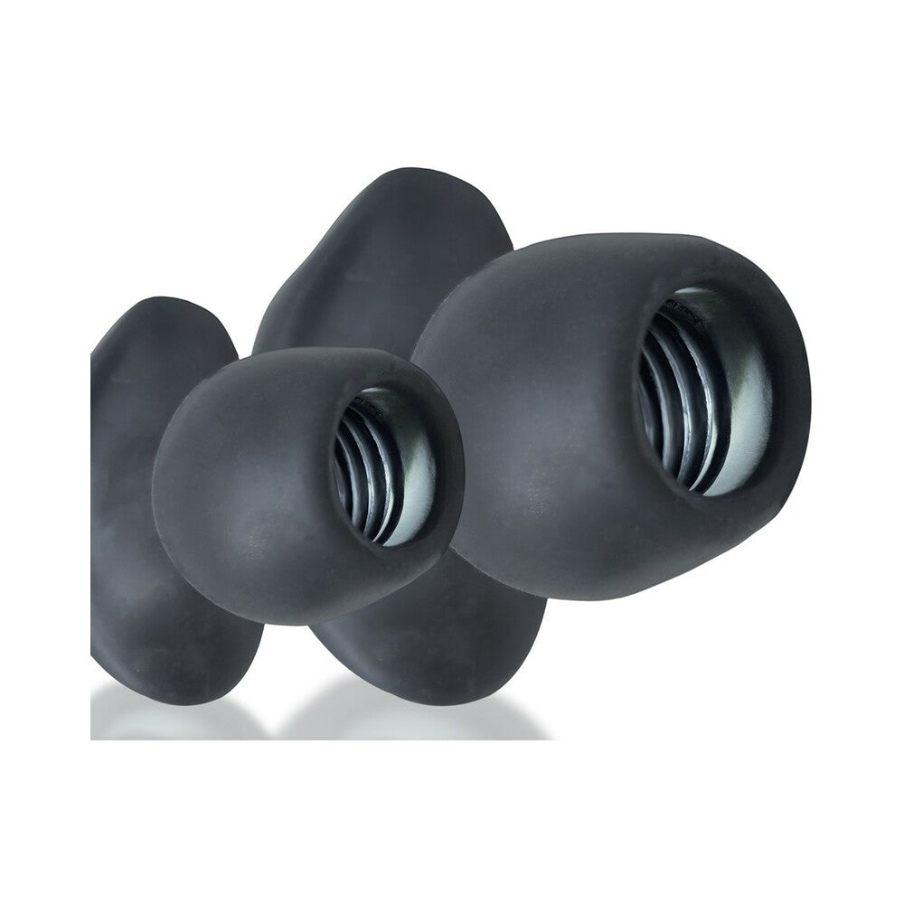 Oxballs Morphhole-2 Gaper Plug Large Black Ice 7