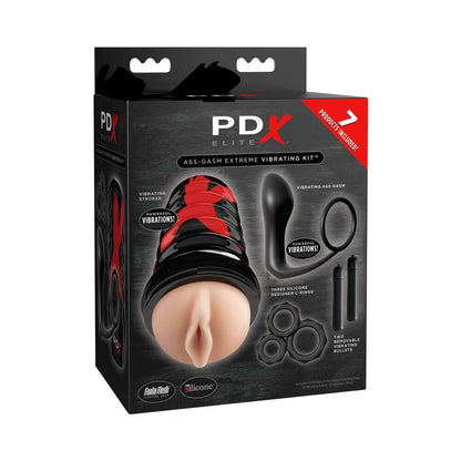 PDX Brands Elite Ass-Gasm Extreme Vibrating 7-Piece Kit 