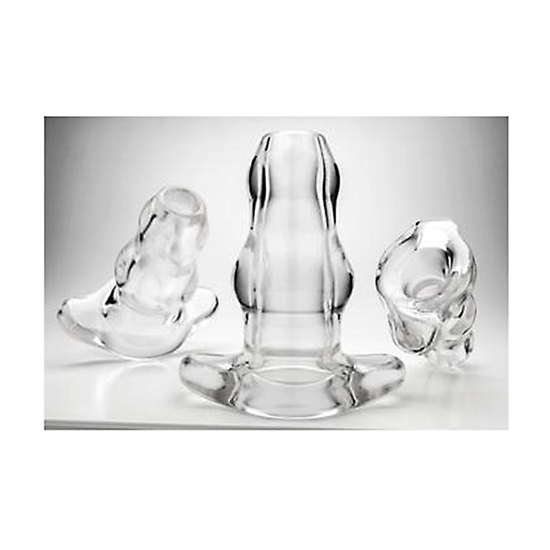 Perfect Fit Double Tunnel Plug - Clear - Medium 