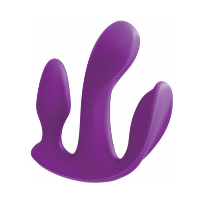 Pipedream 3Some Total Ecstasy Triple Stimulation Silicone Vibrator Purple2