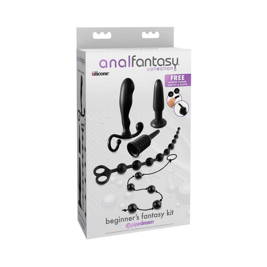 Pipedream Anal Fantasy Collection 5-Piece Beginner's Fantasy Kit Black 