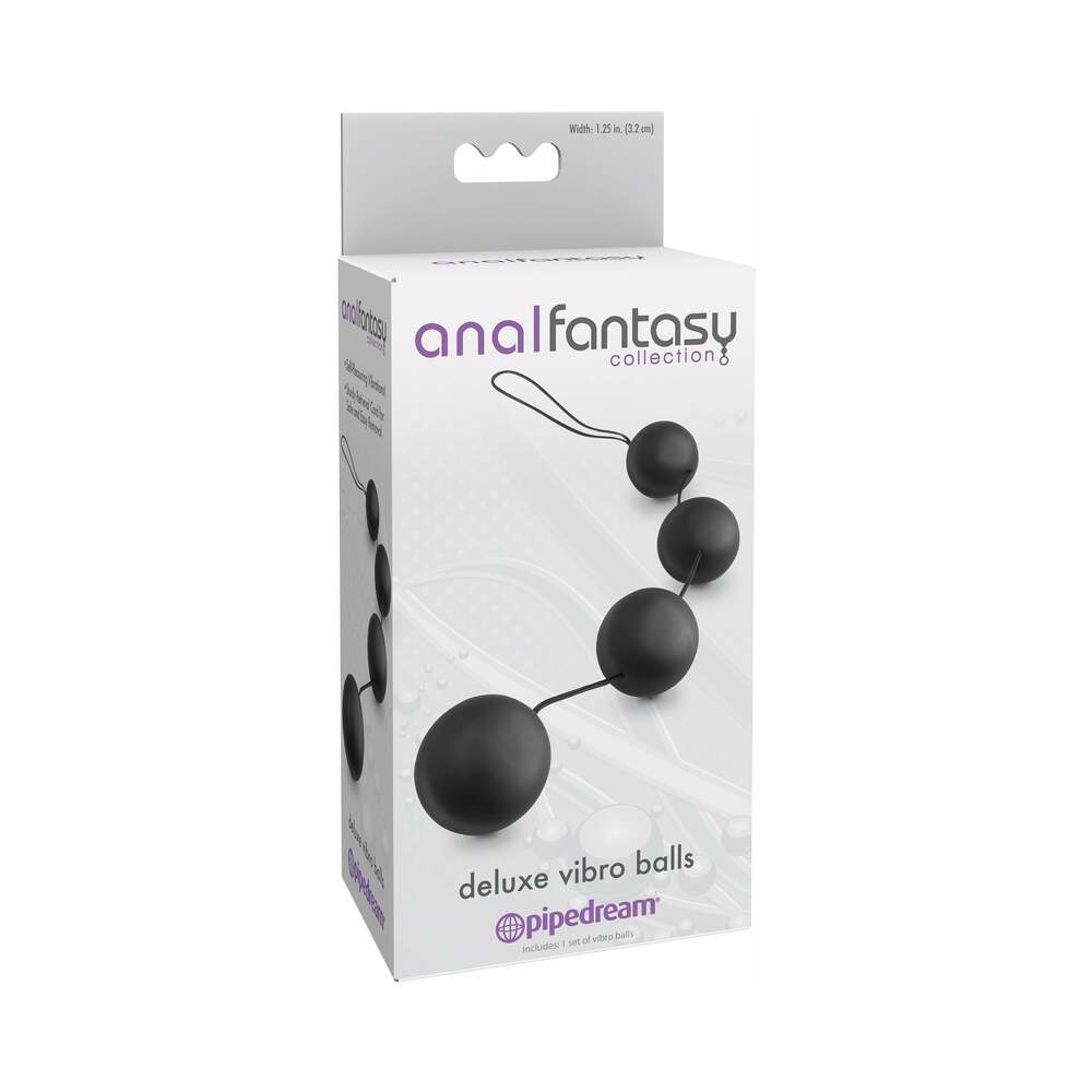 Pipedream Anal Fantasy Collection Deluxe Vibro Balls Black 