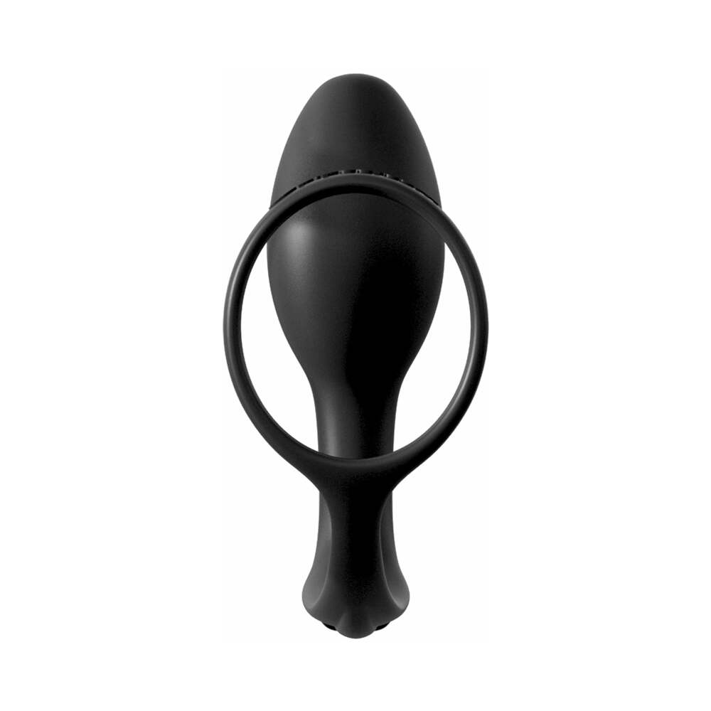 Pipedream Anal Fantasy Collection Silicone Ass-Gasm Cock Ring Beginner's Plug Black5