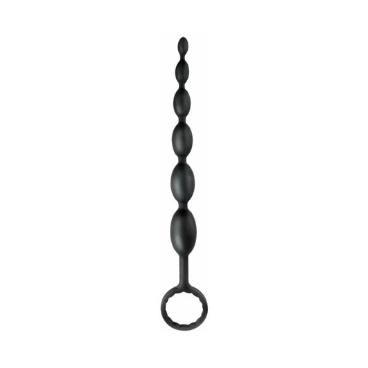 Pipedream Anal Fantasy Collection Silicone First-Time Fun Beads Black1
