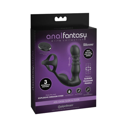 Pipedream Anal Fantasy Elite Ass-gasm Slide & Glide Black 