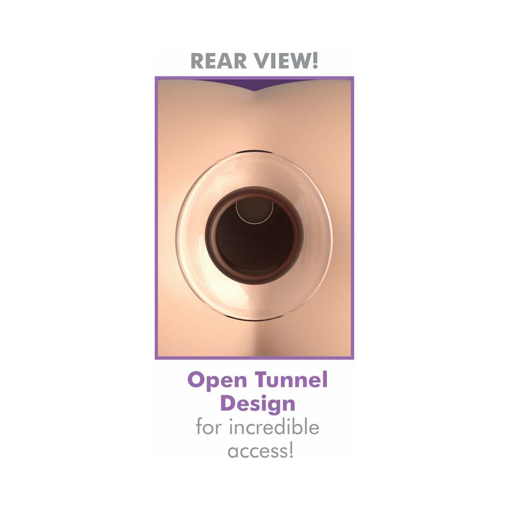Pipedream Anal Fantasy Elite Collection Anal Gaper Glass Tunnel Plug Clear3