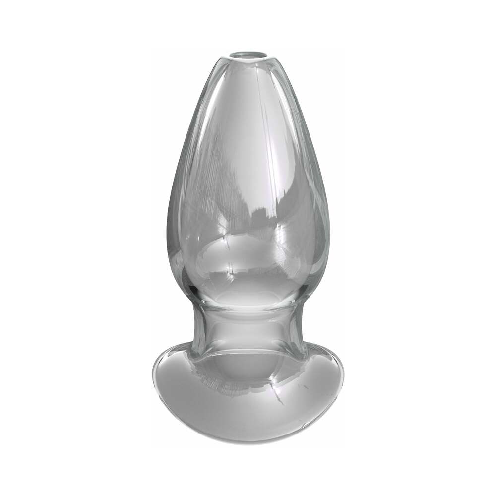 Pipedream Anal Fantasy Elite Collection Anal Gaper Glass Tunnel Plug Clear4