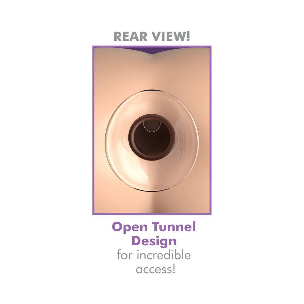 Pipedream Anal Fantasy Elite Collection Beginner's Anal Gaper Glass Tunnel Plug Clear2