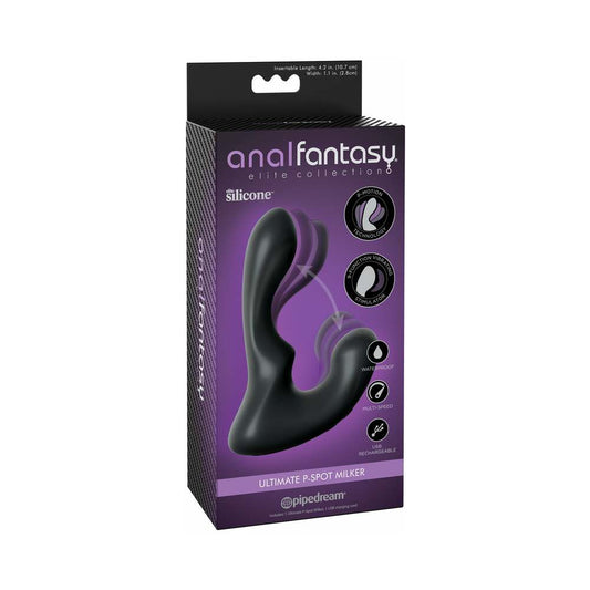 Pipedream Anal Fantasy Elite Collection Ultimate P-Spot Milker Black 