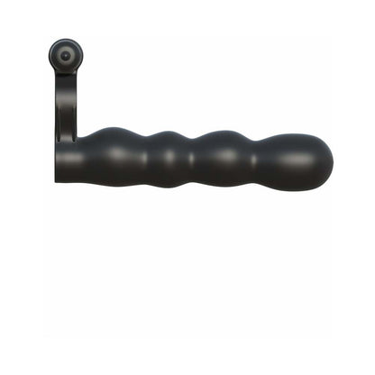 Pipedream Fantasy C-Ringz Posable Partner Double Penetrator Vibrating Cockring Black2