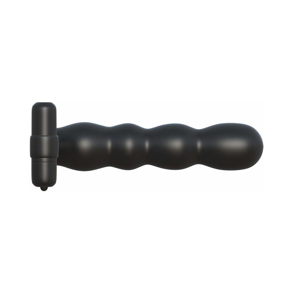 Pipedream Fantasy C-Ringz Posable Partner Double Penetrator Vibrating Cockring Black3