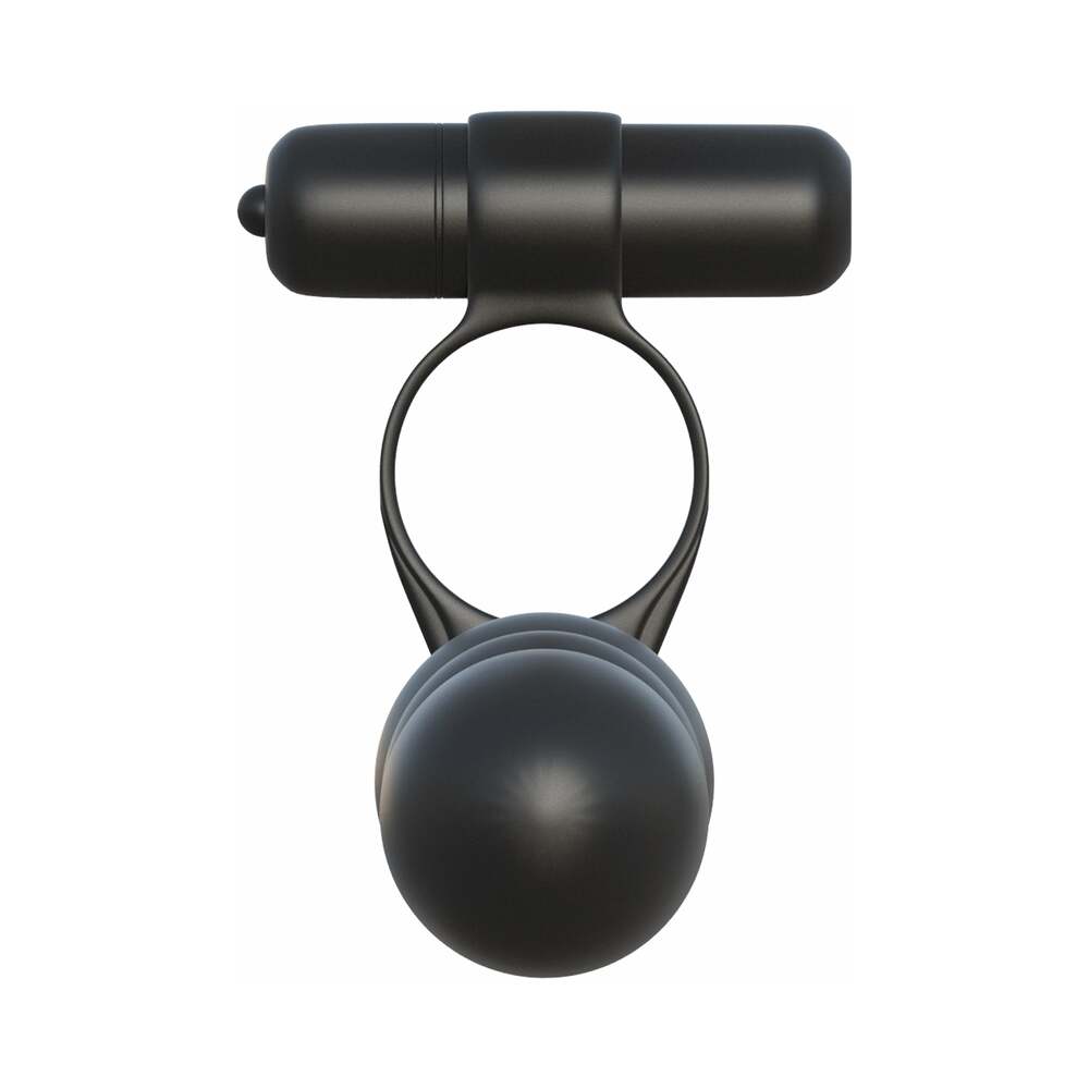 Pipedream Fantasy C-Ringz Posable Partner Double Penetrator Vibrating Cockring Black4