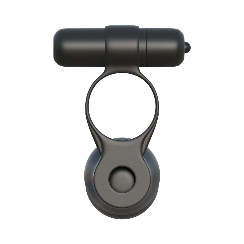 Pipedream Fantasy C-Ringz Posable Partner Double Penetrator Vibrating Cockring Black5