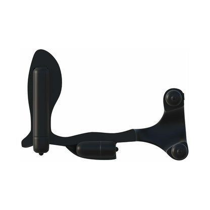 Pipedream Fantasy C-Ringz Ultimate Ass-Gasm Vibrating Silicone Cockring With Anal Plug Black2