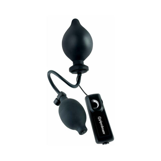 Pipedream Fetish Fantasy Extreme Inflatable Sphincter Stretcher Vibrating Inflating Anal Plug Black1