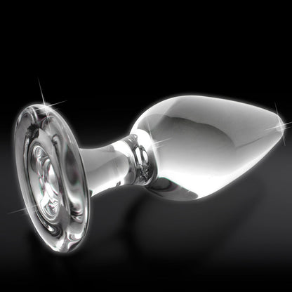 Pipedream Icicles No. 26 Glass Anal Plug 4.5 in. Clear 3