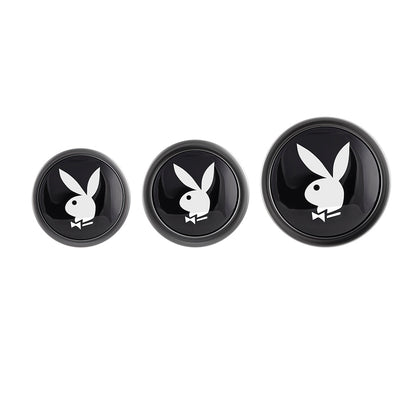 Playboy Pleasure 3 Ways 3-Piece Metal Anal Plug Set Hematite 3