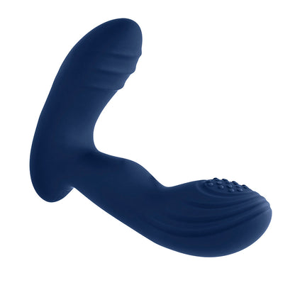 Playboy Pleasure Pleaser Warming Vibrating Prostate Massager Deep Ocean 5