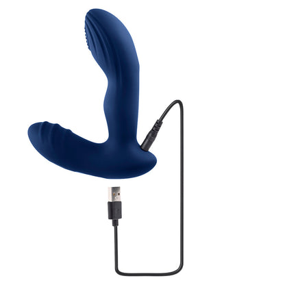 Playboy Pleasure Pleaser Warming Vibrating Prostate Massager Deep Ocean 6