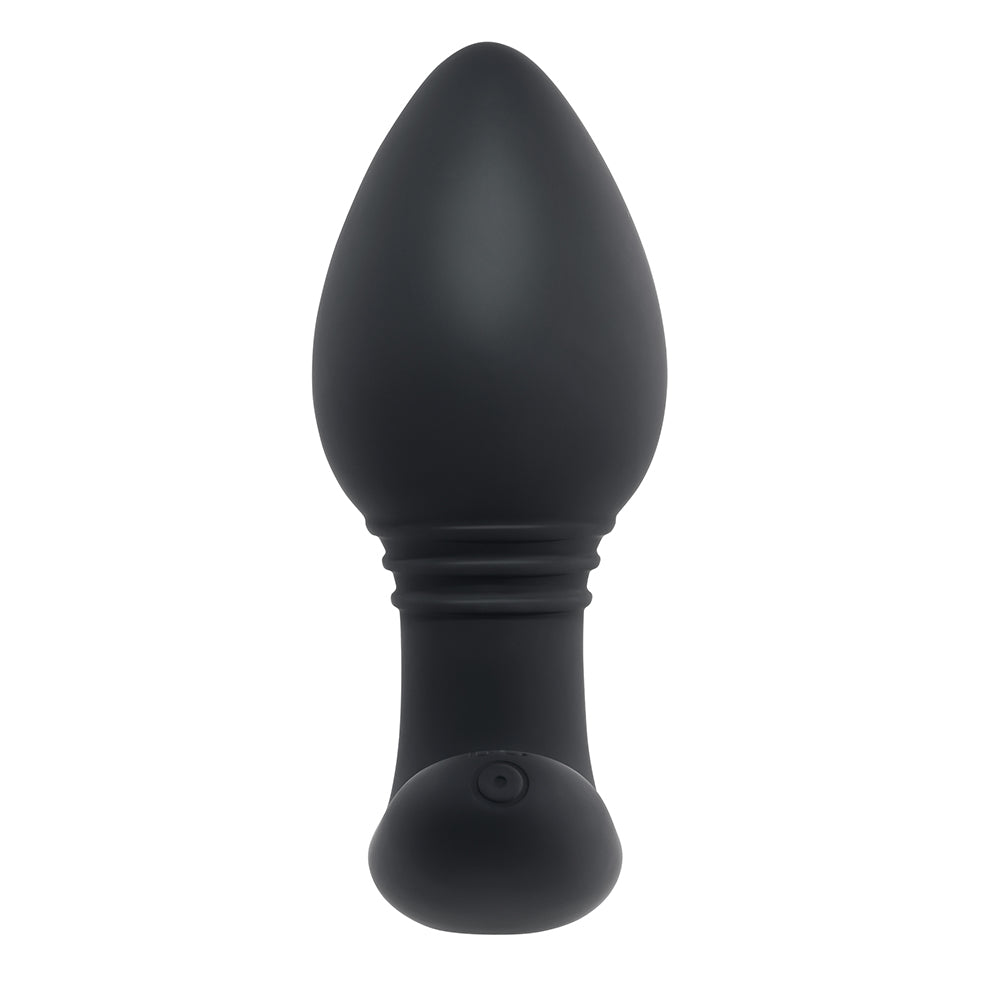 Playboy Plug & Play Rechargeable Remote Controlled Vibrating Silicone Anal Plug Navy 2