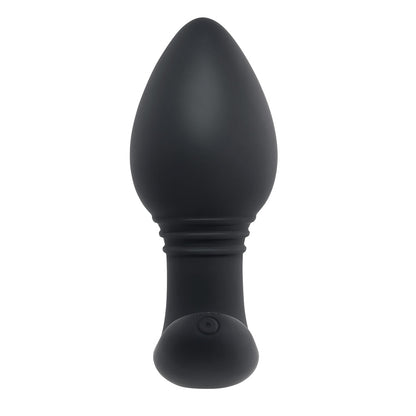 Playboy Plug & Play Rechargeable Remote Controlled Vibrating Silicone Anal Plug Navy 2