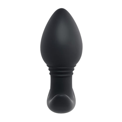 Playboy Plug & Play Rechargeable Remote Controlled Vibrating Silicone Anal Plug Navy 4