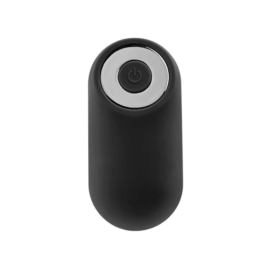Playboy Plug & Play Rechargeable Remote Controlled Vibrating Silicone Anal Plug Navy 7