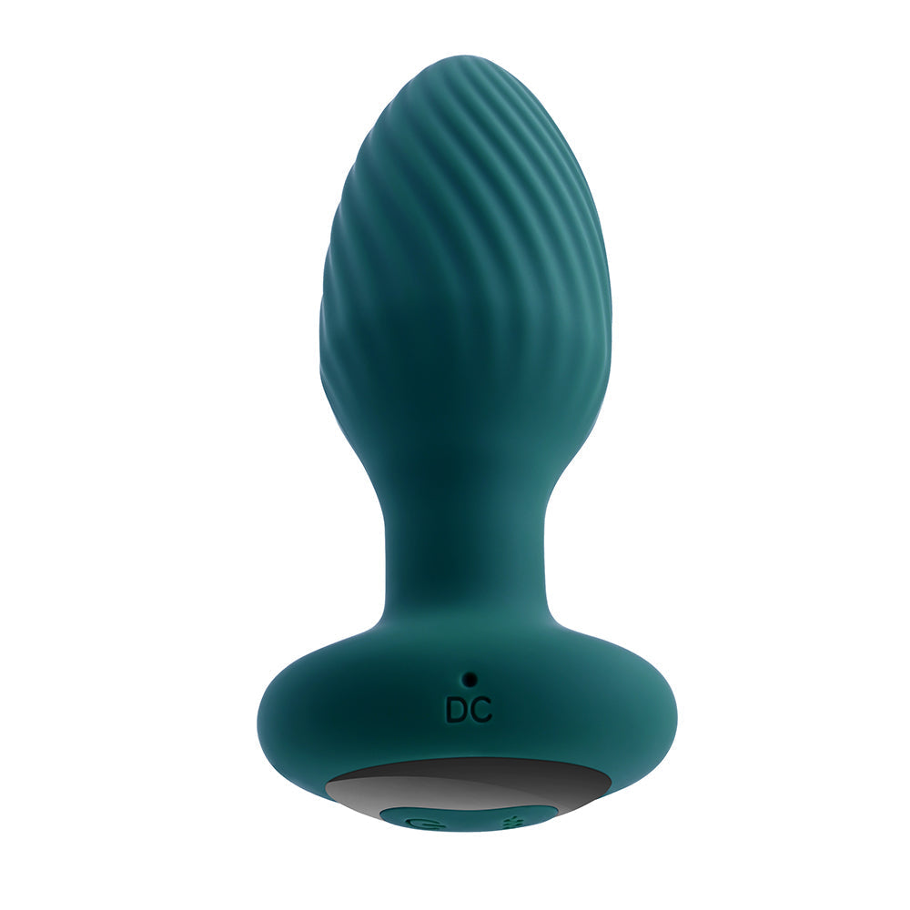 Playboy Spinning Tail Teaser Vibrating Rotating Anal Plug Salute 3