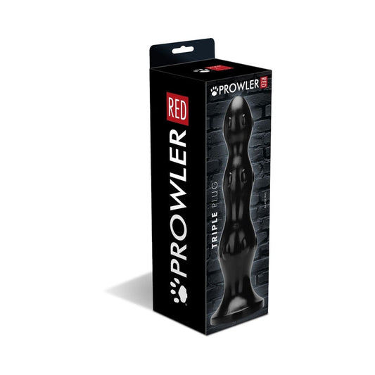 Prowler RED Beaded Textured Triple Plug Black 