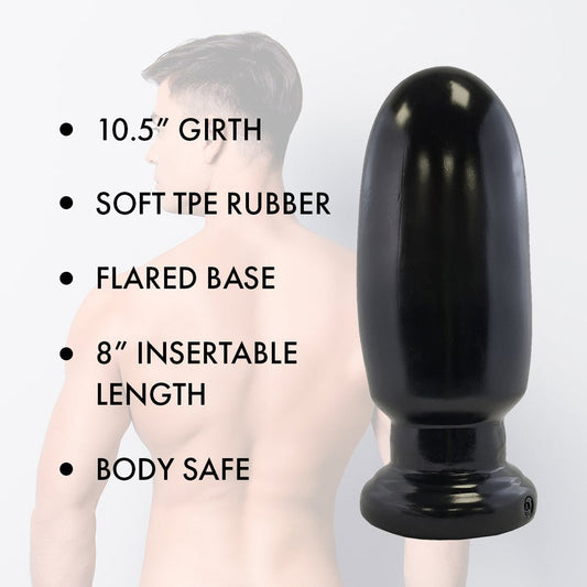 Prowler RED Thud 8 in. Anal Plug Black 1