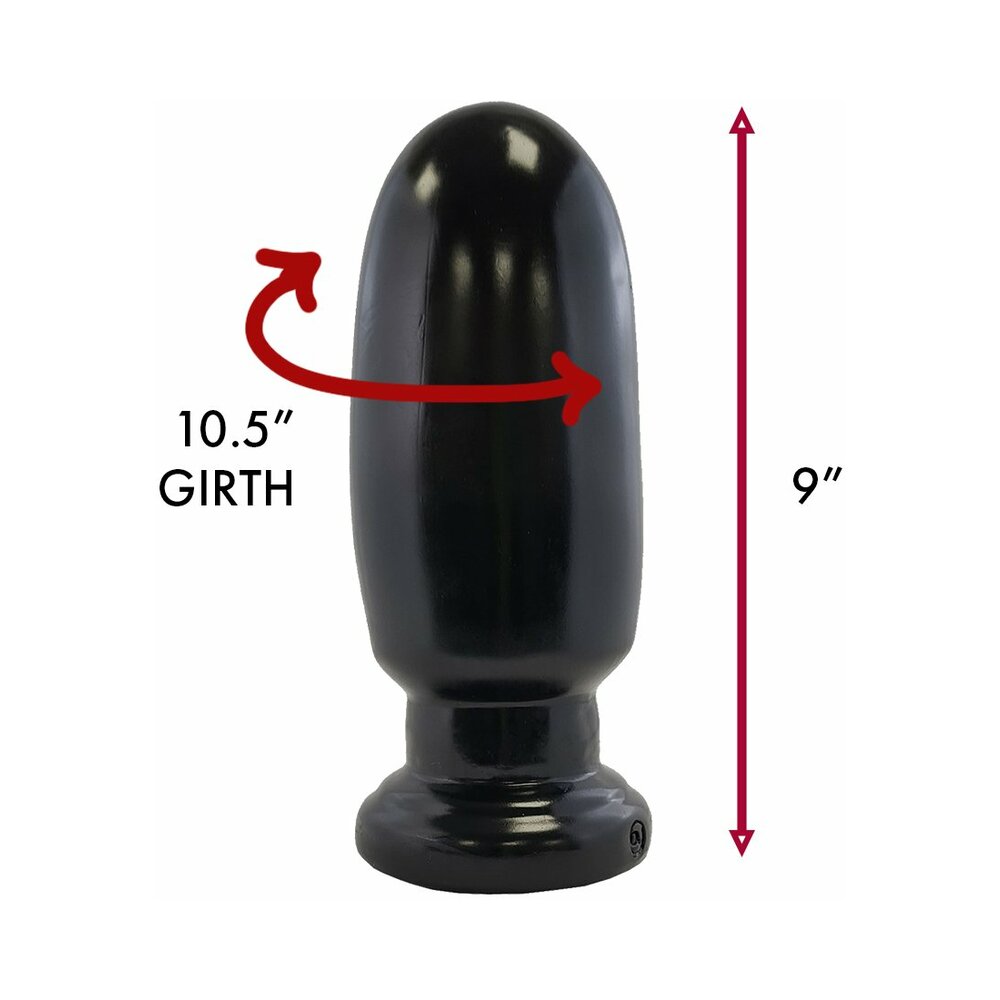 Prowler RED Thud 8 in. Anal Plug Black 2