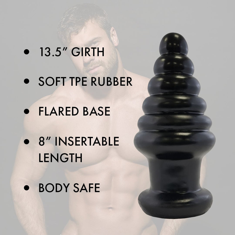 Prowler RED Twisted Tease Anal Plug Black 1