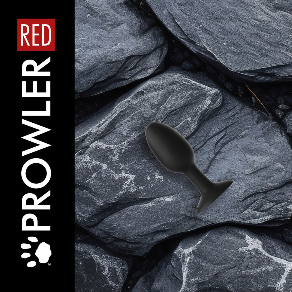 Prowler RED Weighted Butt Plug Black 10