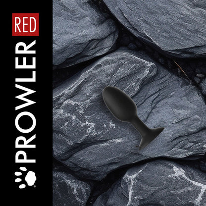 Prowler RED Weighted Butt Plug Black 10