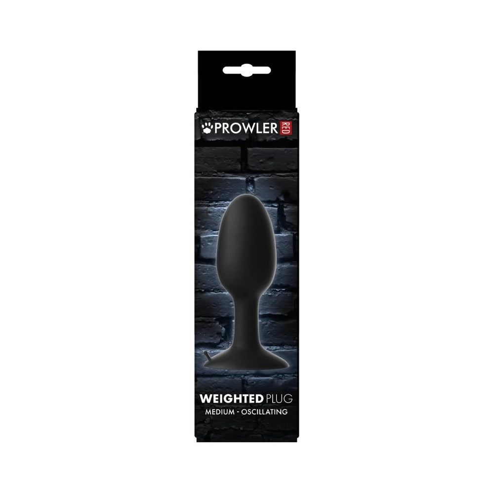 Prowler RED Weighted Butt Plug Black 11